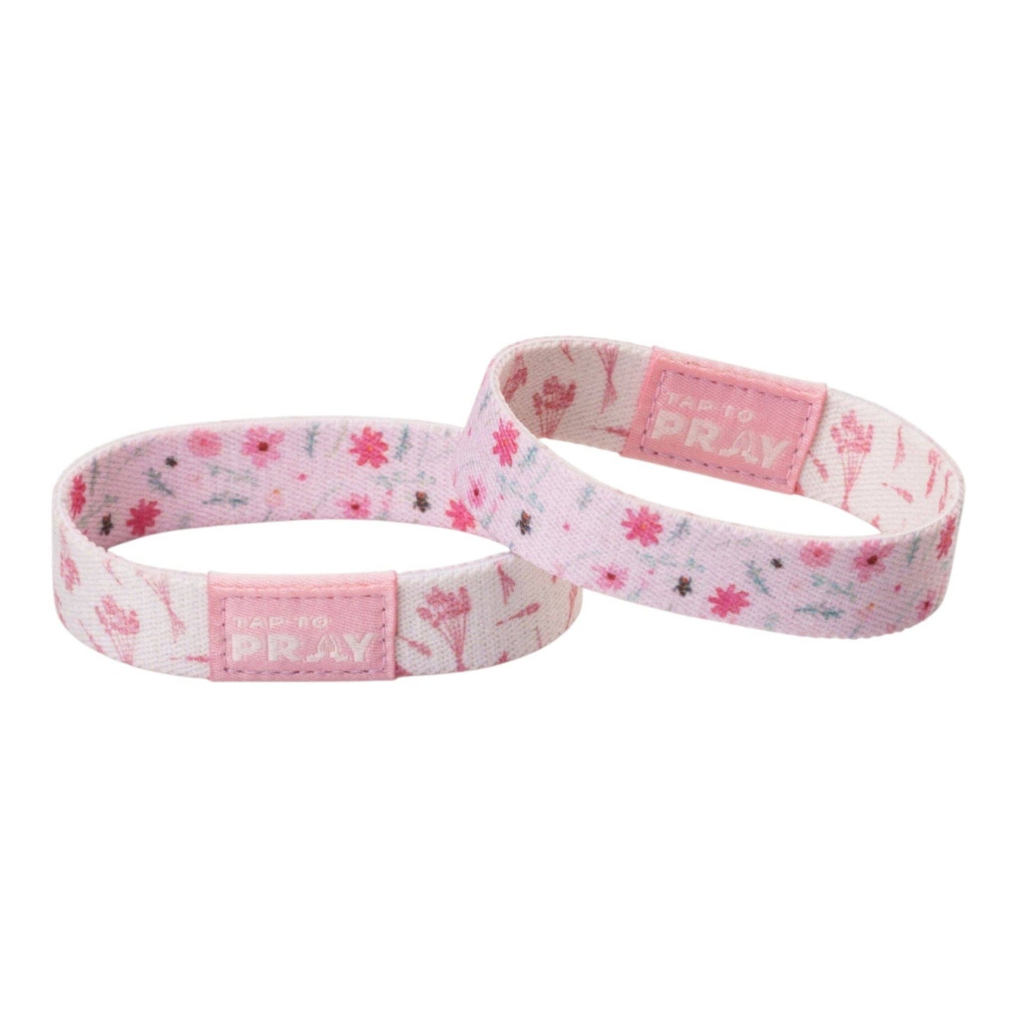 Tap To Pray® Wristband – Meadows - Pink