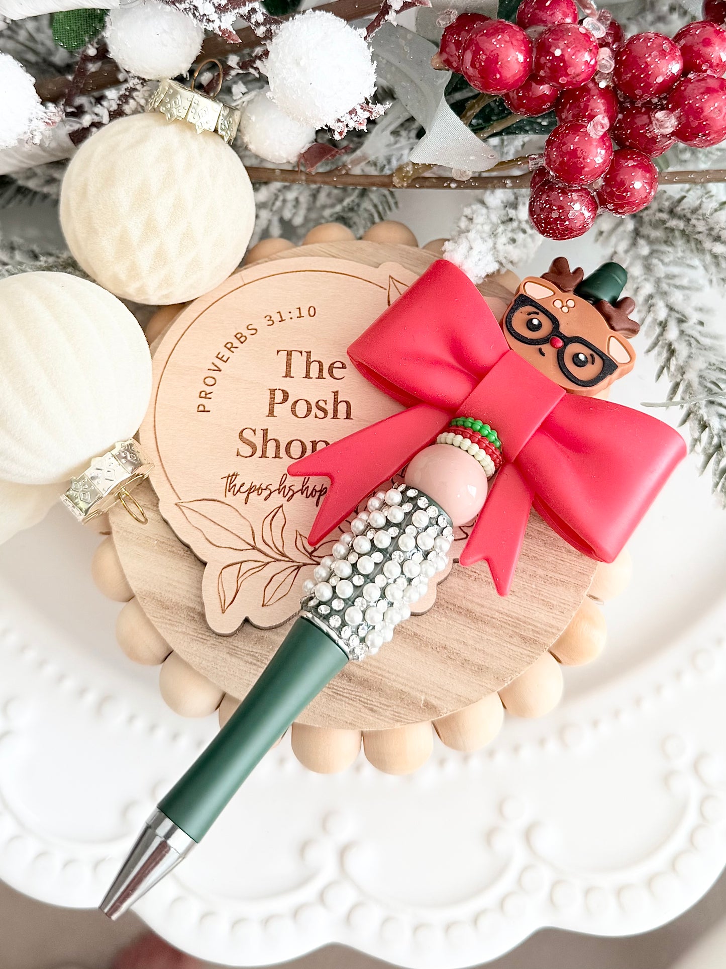 Fun Reindeer Bow Pen