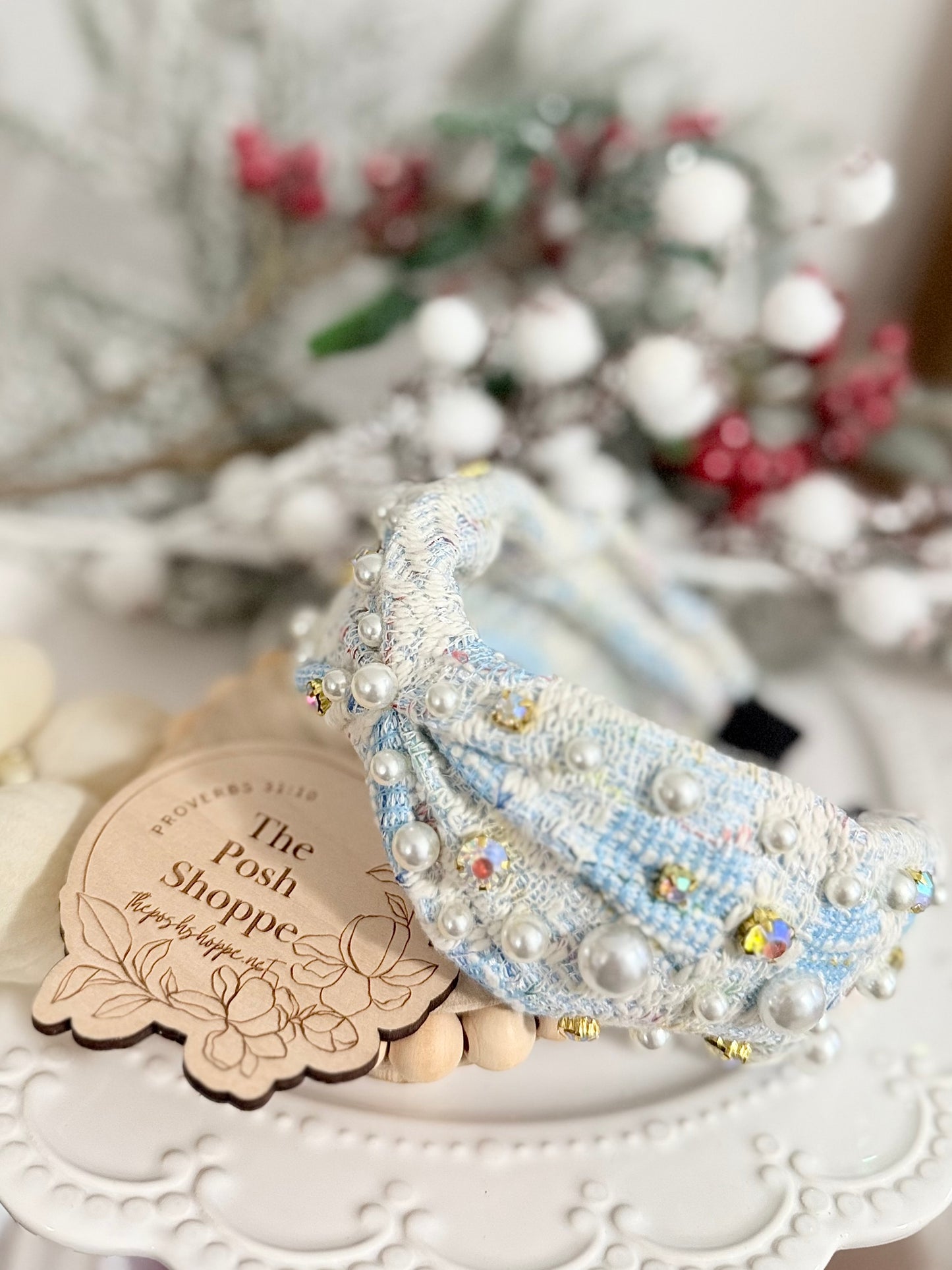 Winter Wonderland Pearl Headband