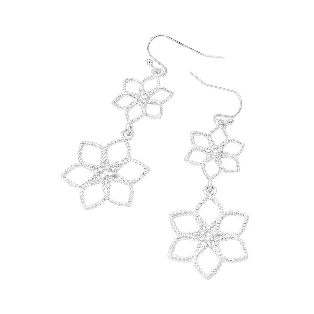 Delicate Floral Drop Earrings