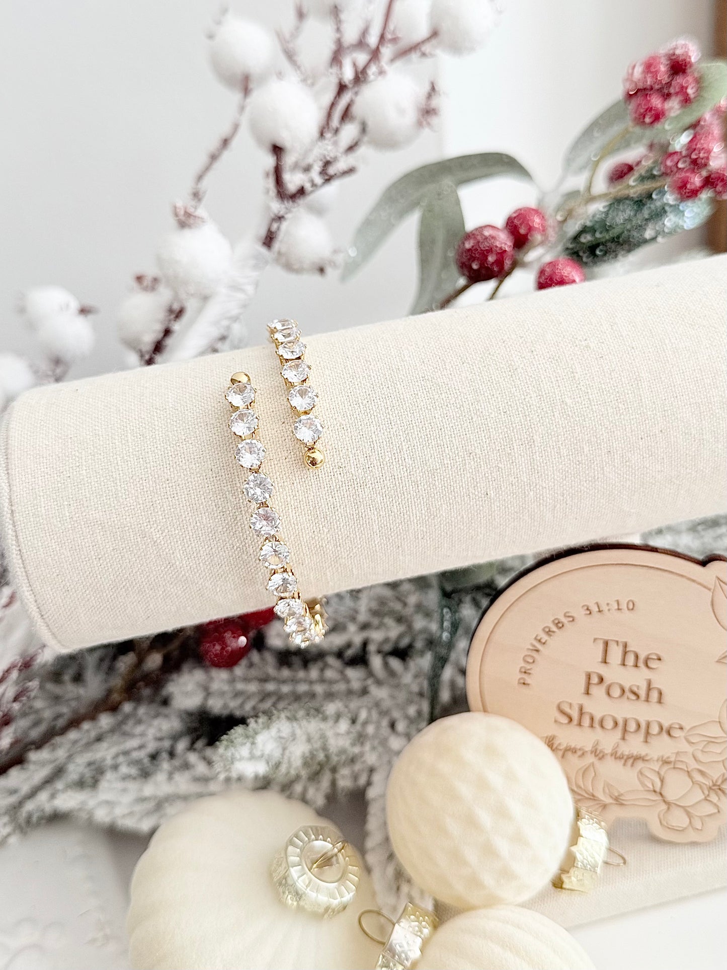 Crystal Glow Bangle Bracelet