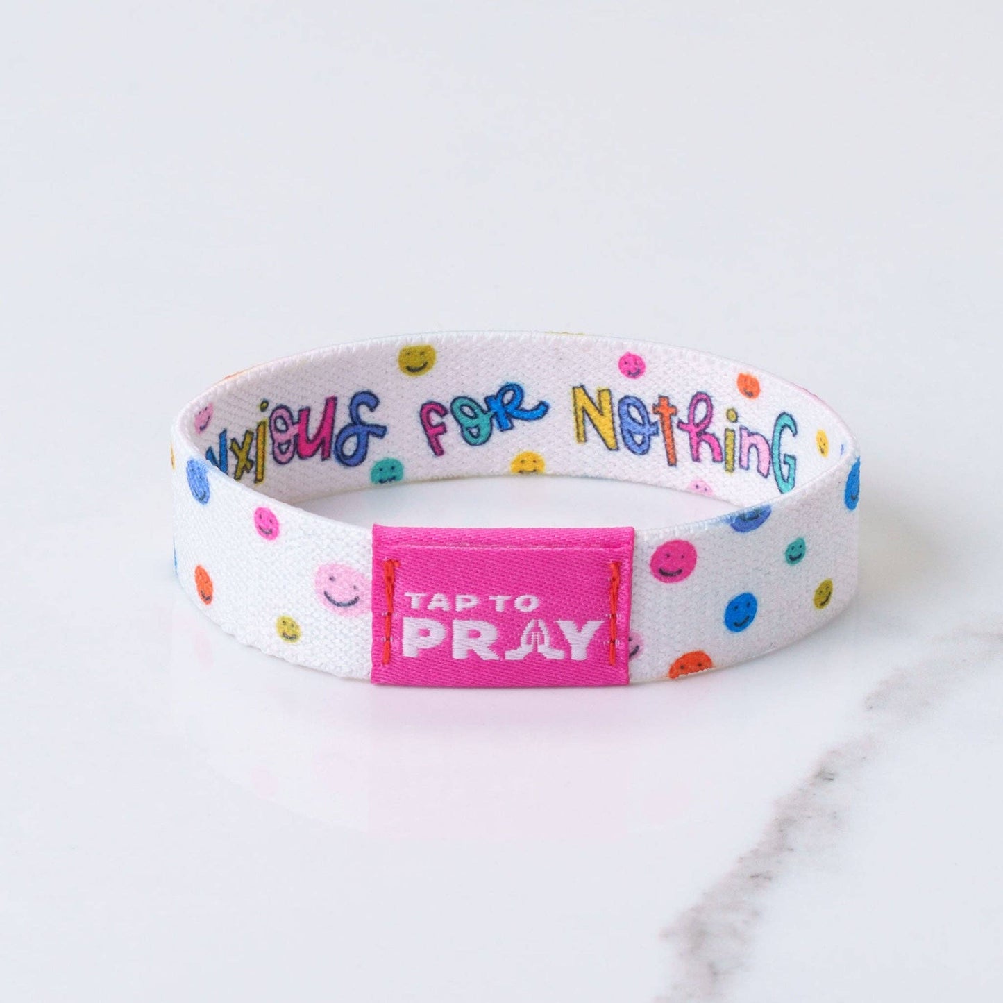 Tap To Pray® Kingfolk Series Wristband – Anxious For Nothing