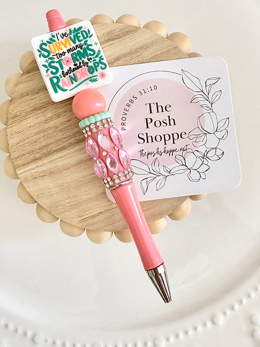 Inspirational Coral Pen