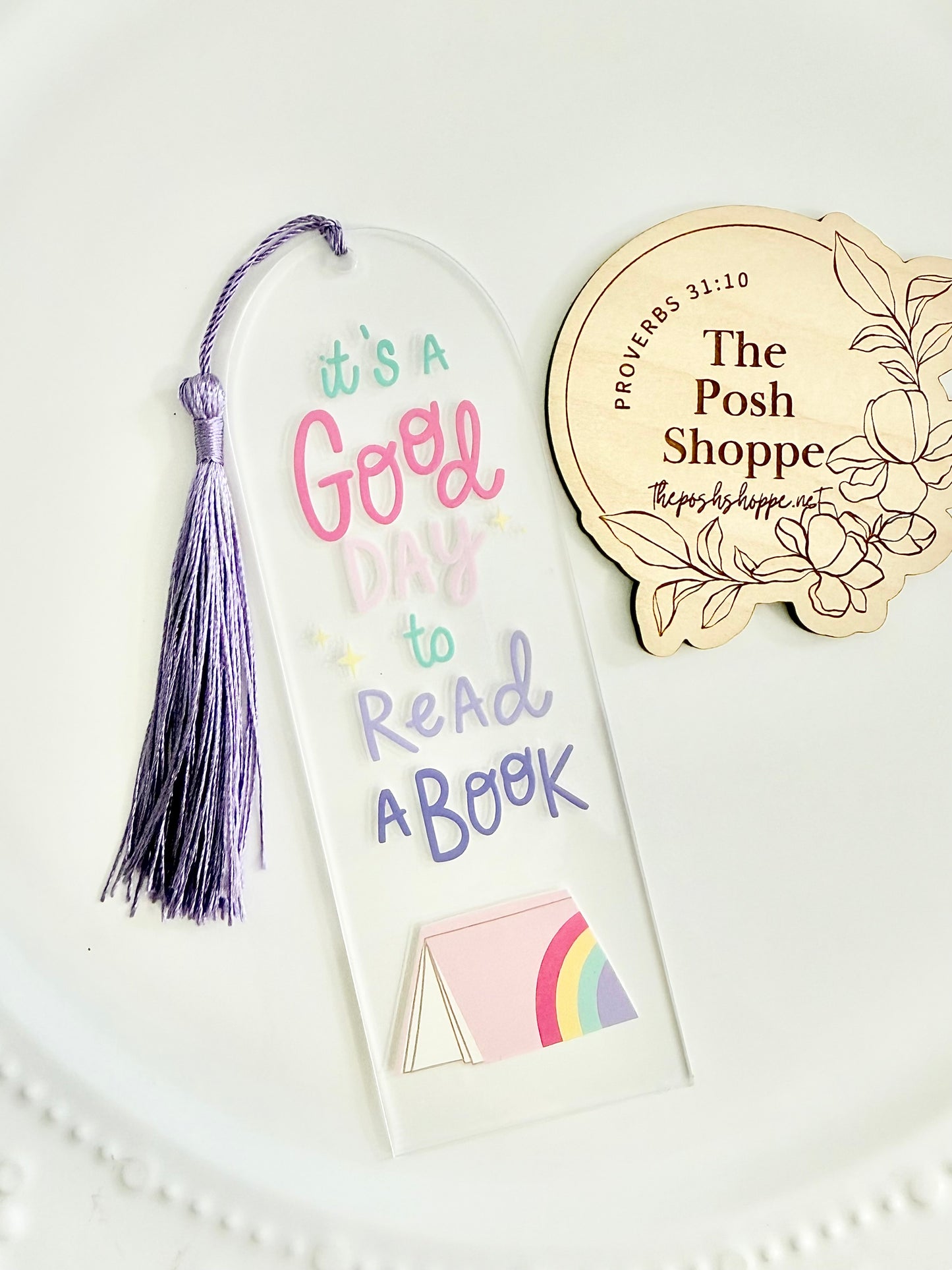 It’s a Good Day Acrylic Tassel Bookmark