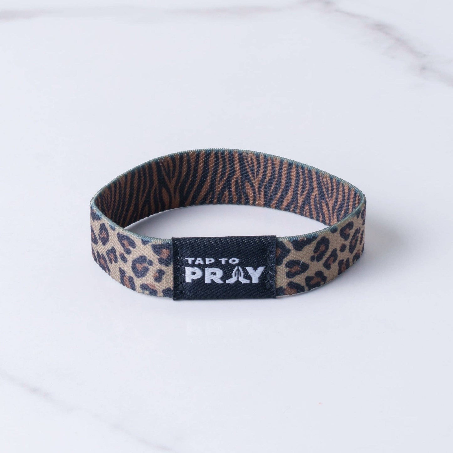Tap To Pray® Wristband Safari Leopard