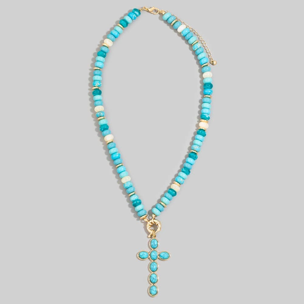 Beautiful Turquoise Beaded Necklace