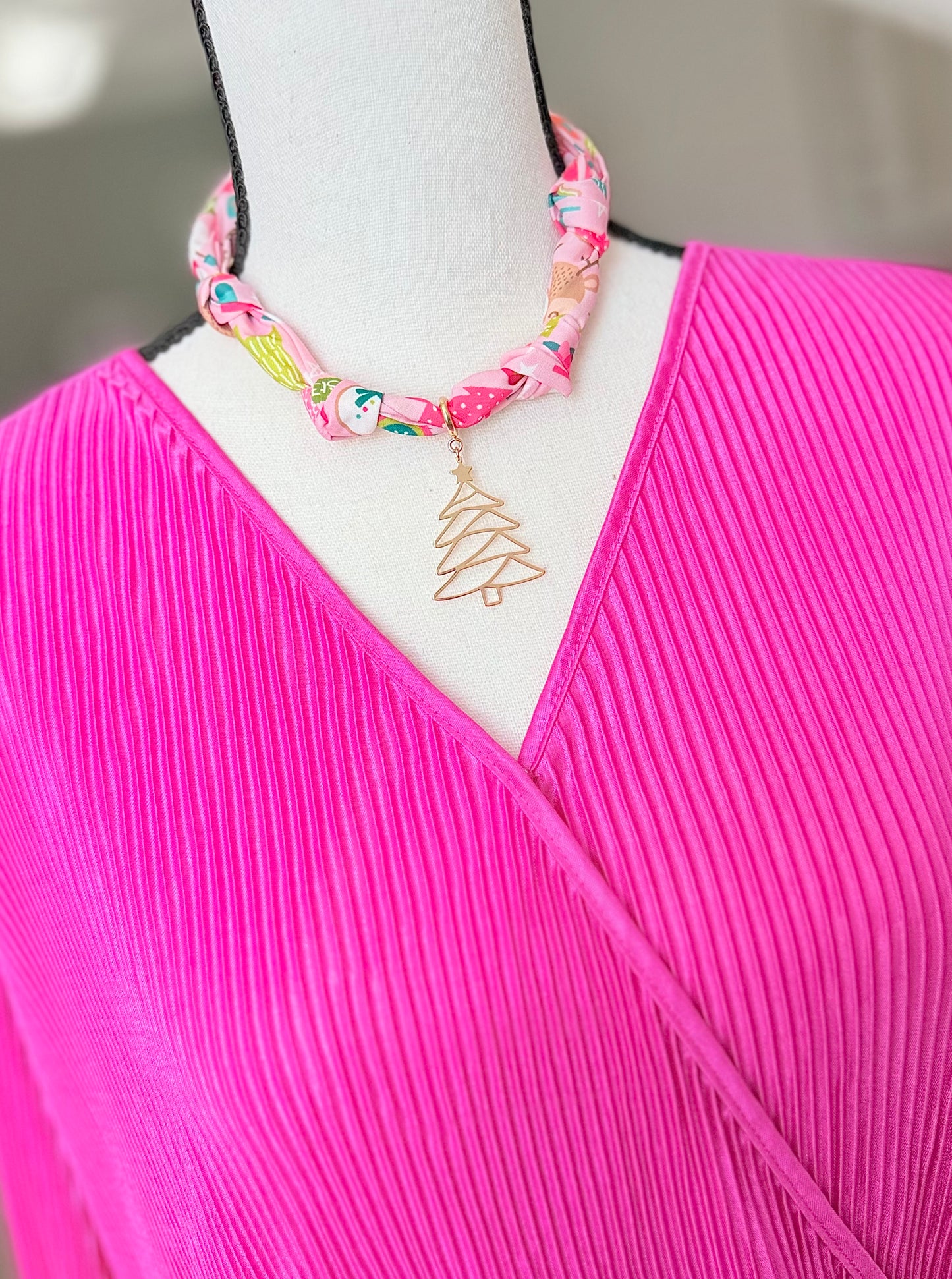 Merry + Bright Scarf Necklace
