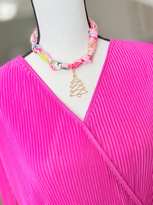 Merry + Bright Scarf Necklace