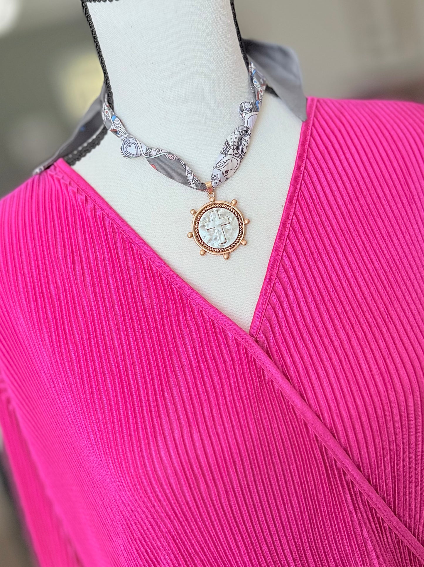 Faith + Grace Scarf Necklace