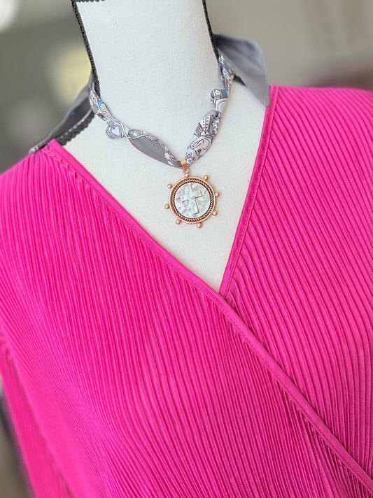 Faith + Grace Scarf Necklace