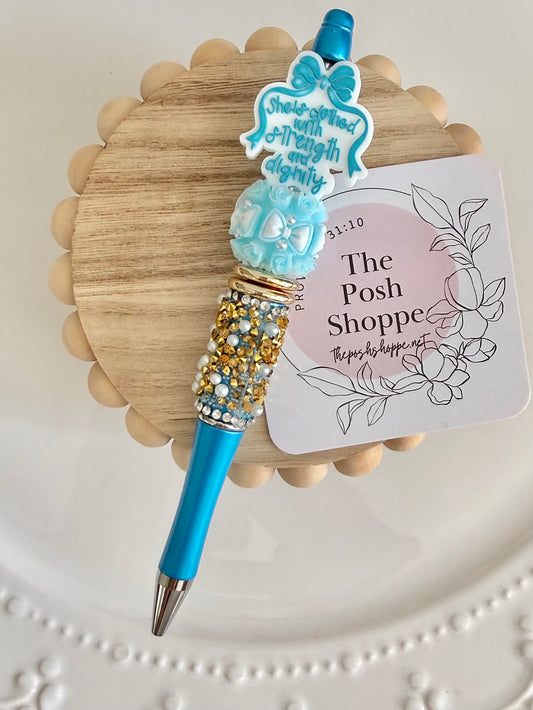 She is Clothed with Strength + Dignity Pen