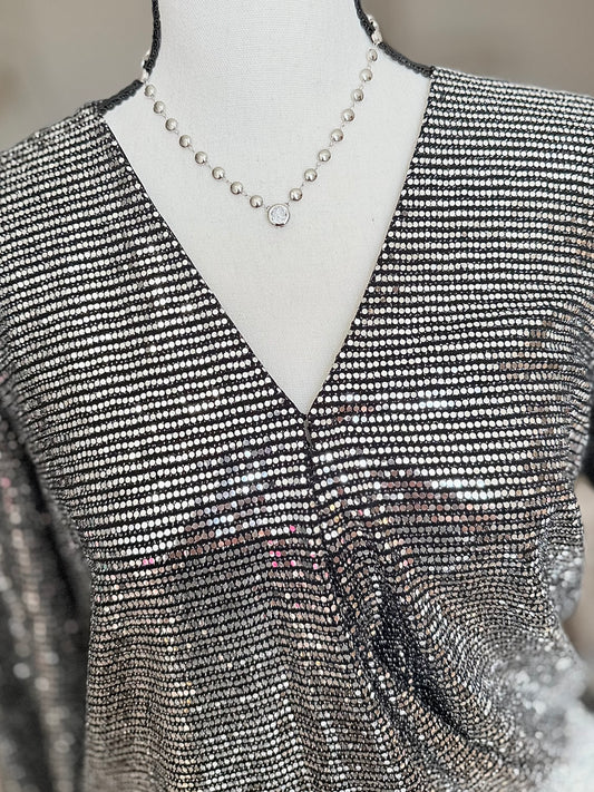 Silver Grace Beaded Necklace