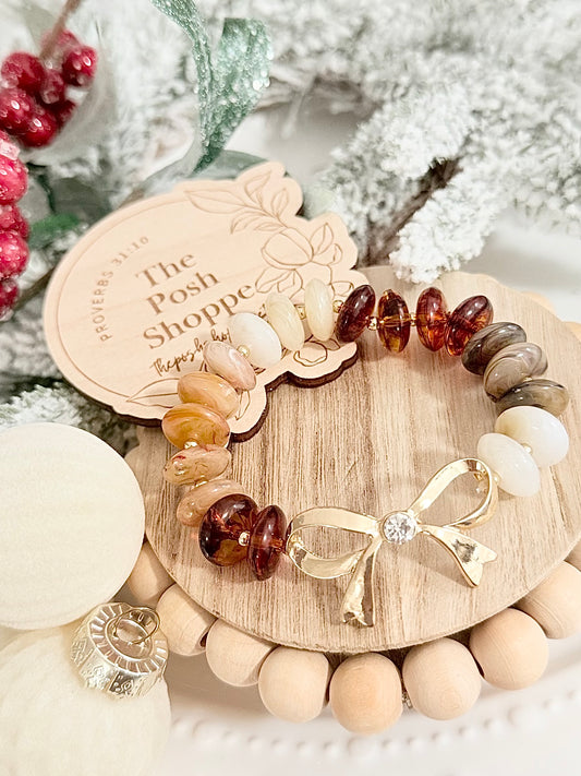 Sugar & Spice Bow Bracelet