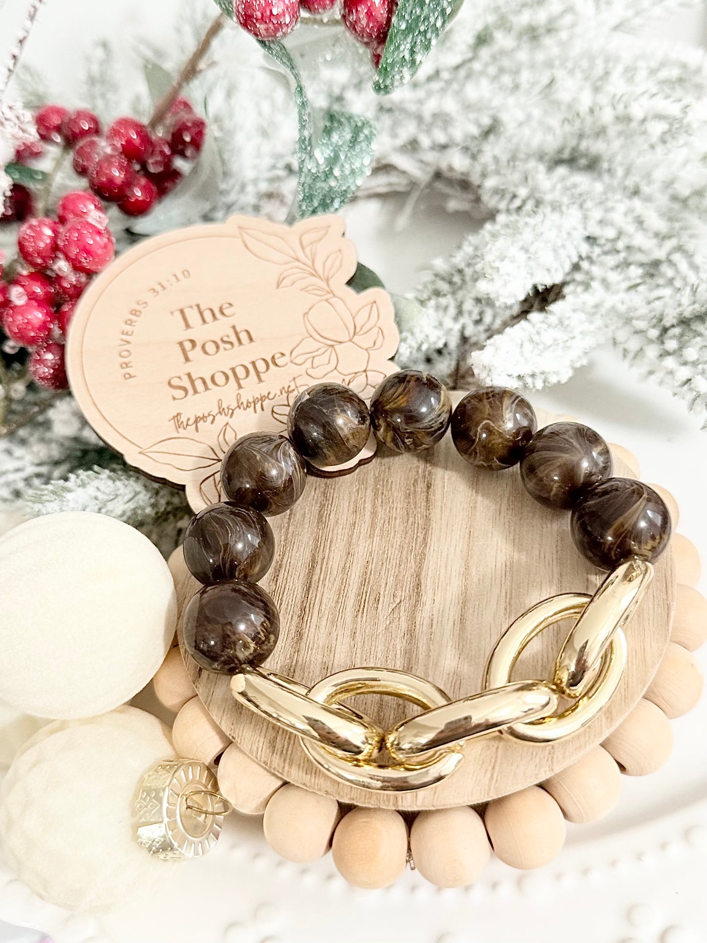 Mocha Chain Bracelet
