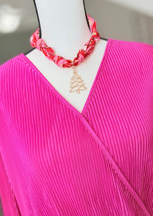 Merry + Bright Scarf Necklace