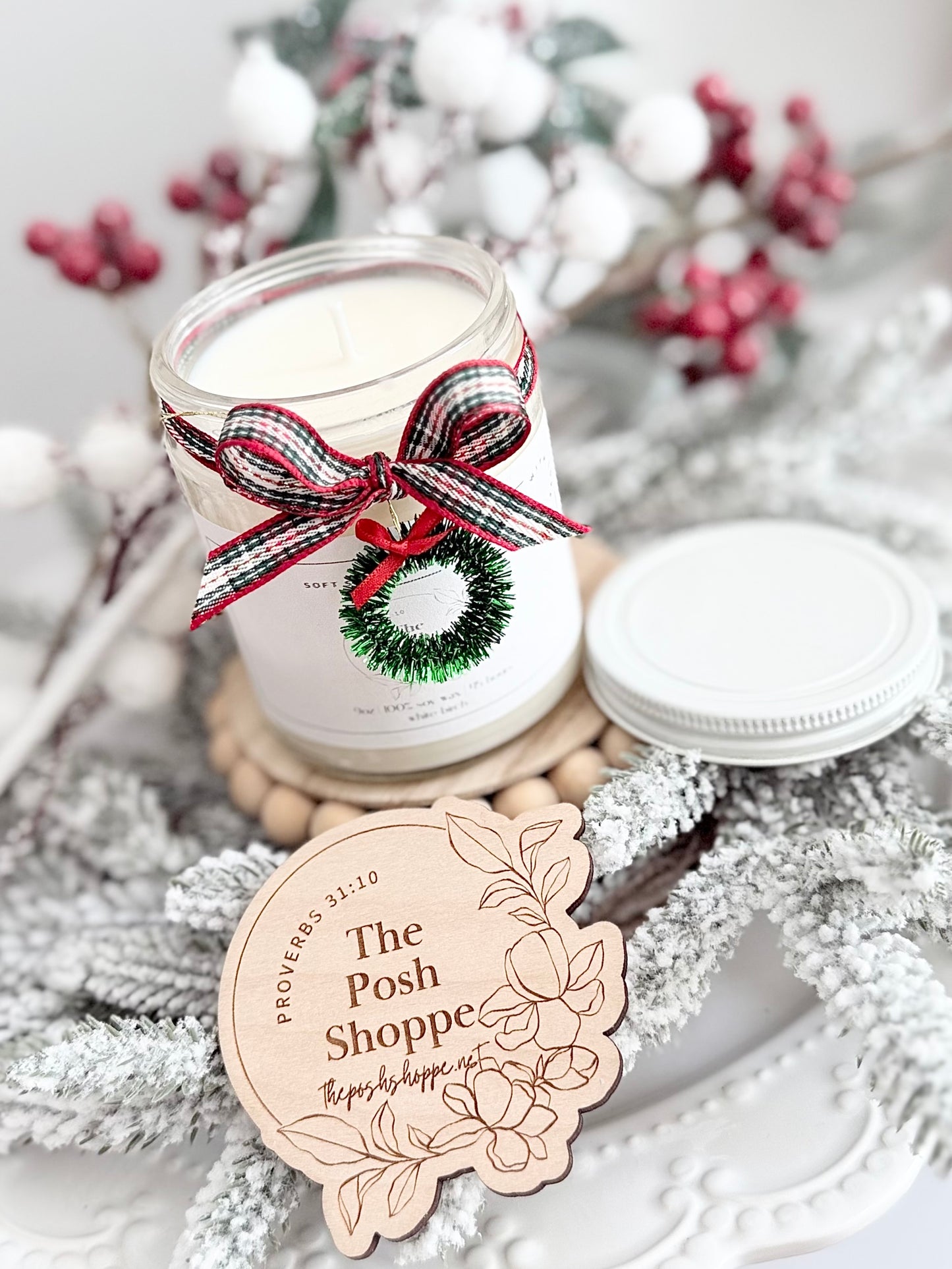 Peppermint + Eucalyptus Boutique Candle