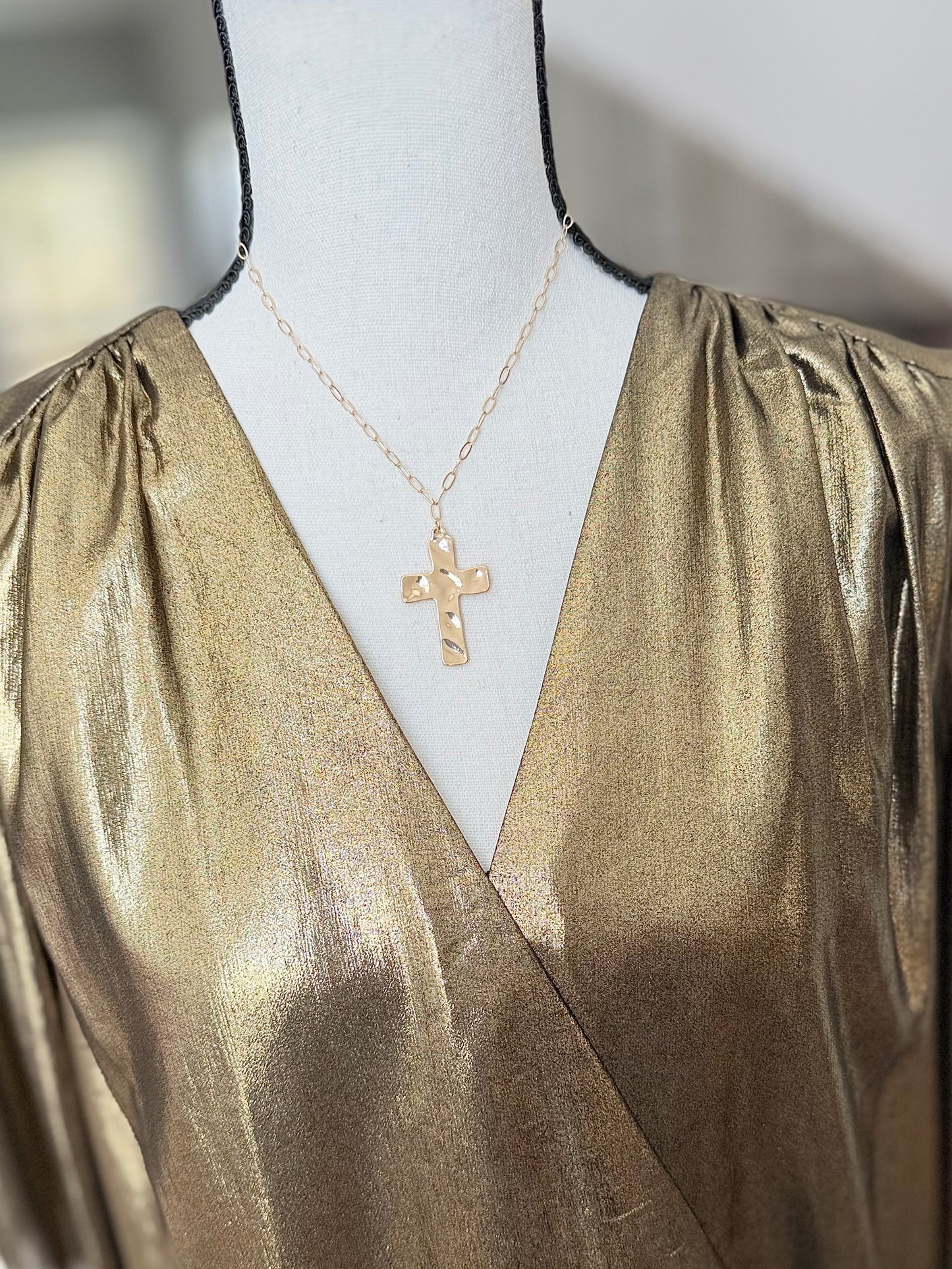Refined Faith Cross Necklace