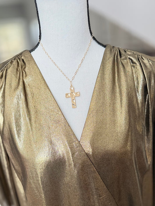 Refined Faith Cross Necklace
