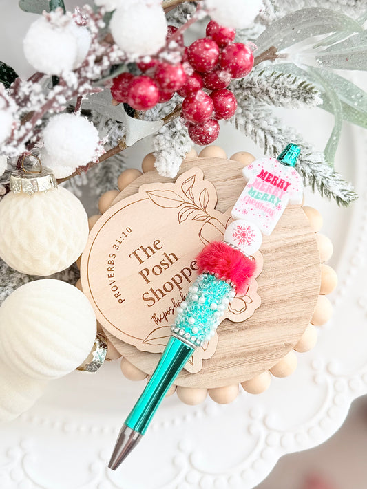 Merry T-shirt Snowflake Pen