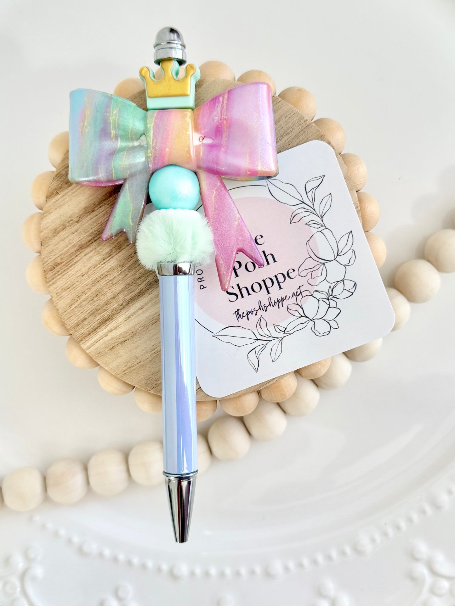Daughter of the King Pastel Beaded Pen