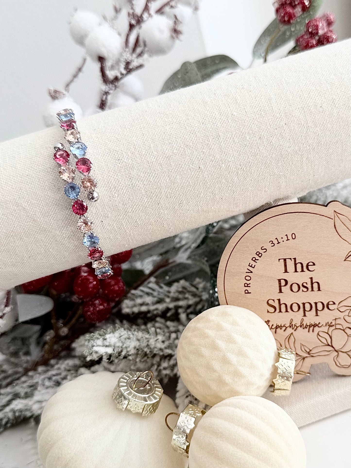 Merry + Bright Crystal Bracelet