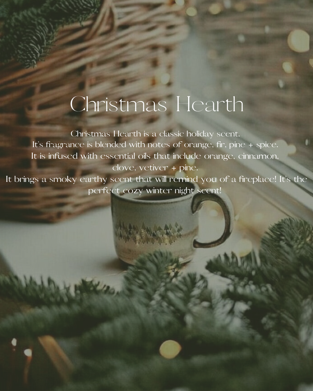 Christmas Hearth Boutique Candle