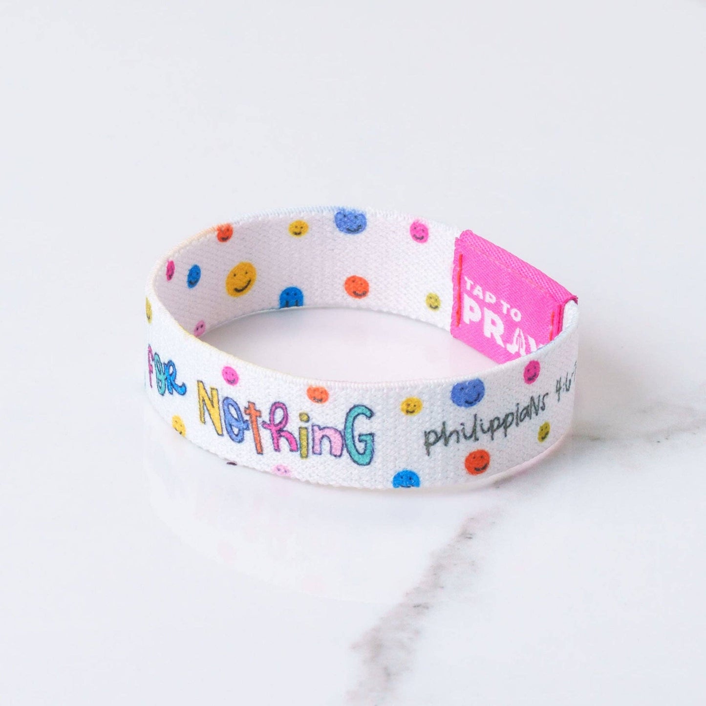 Tap To Pray® Kingfolk Series Wristband – Anxious For Nothing