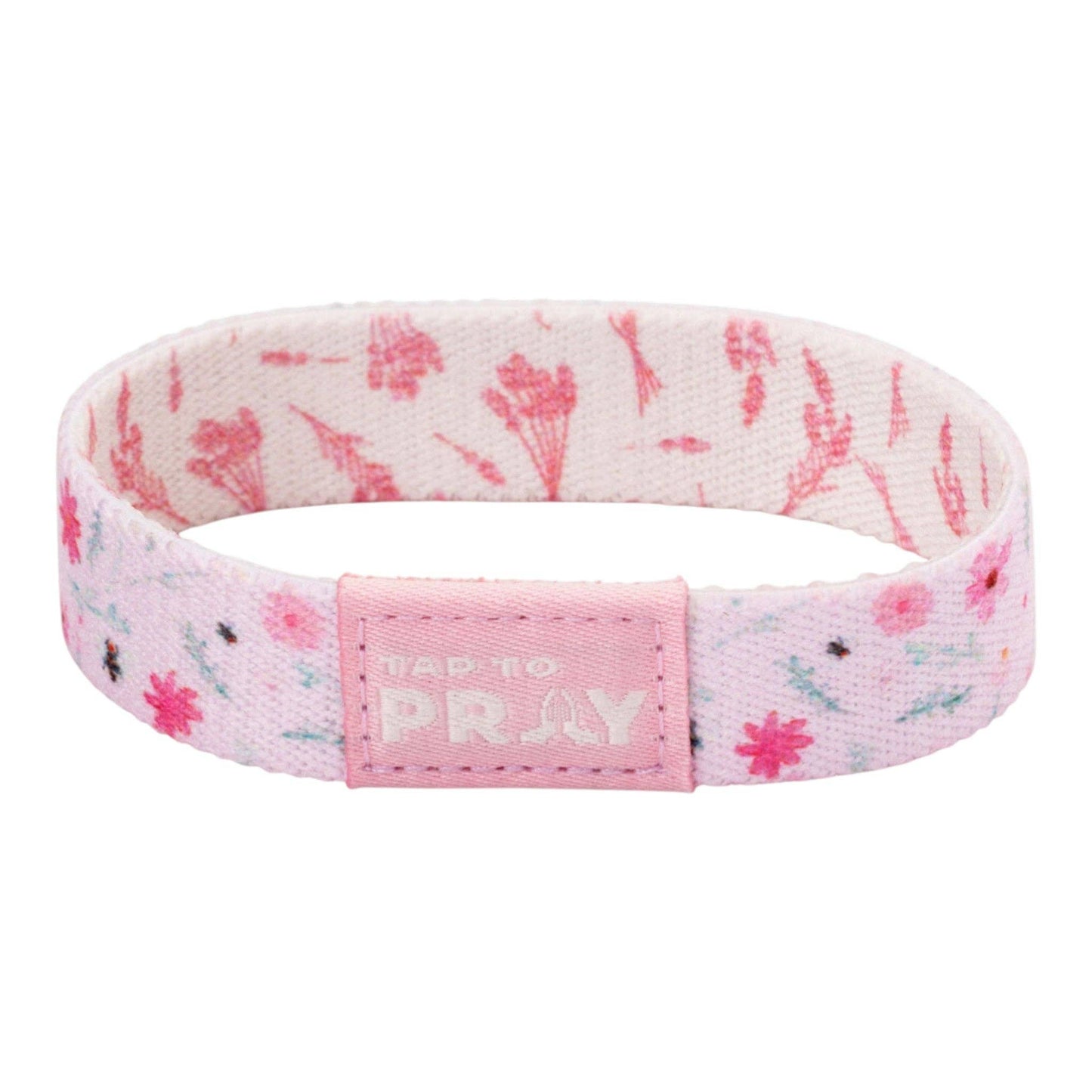 Tap To Pray® Wristband –  Meadows - Pink