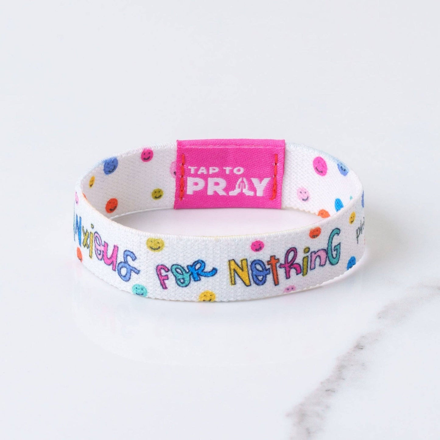 Tap To Pray® Kingfolk Series Wristband – Anxious For Nothing