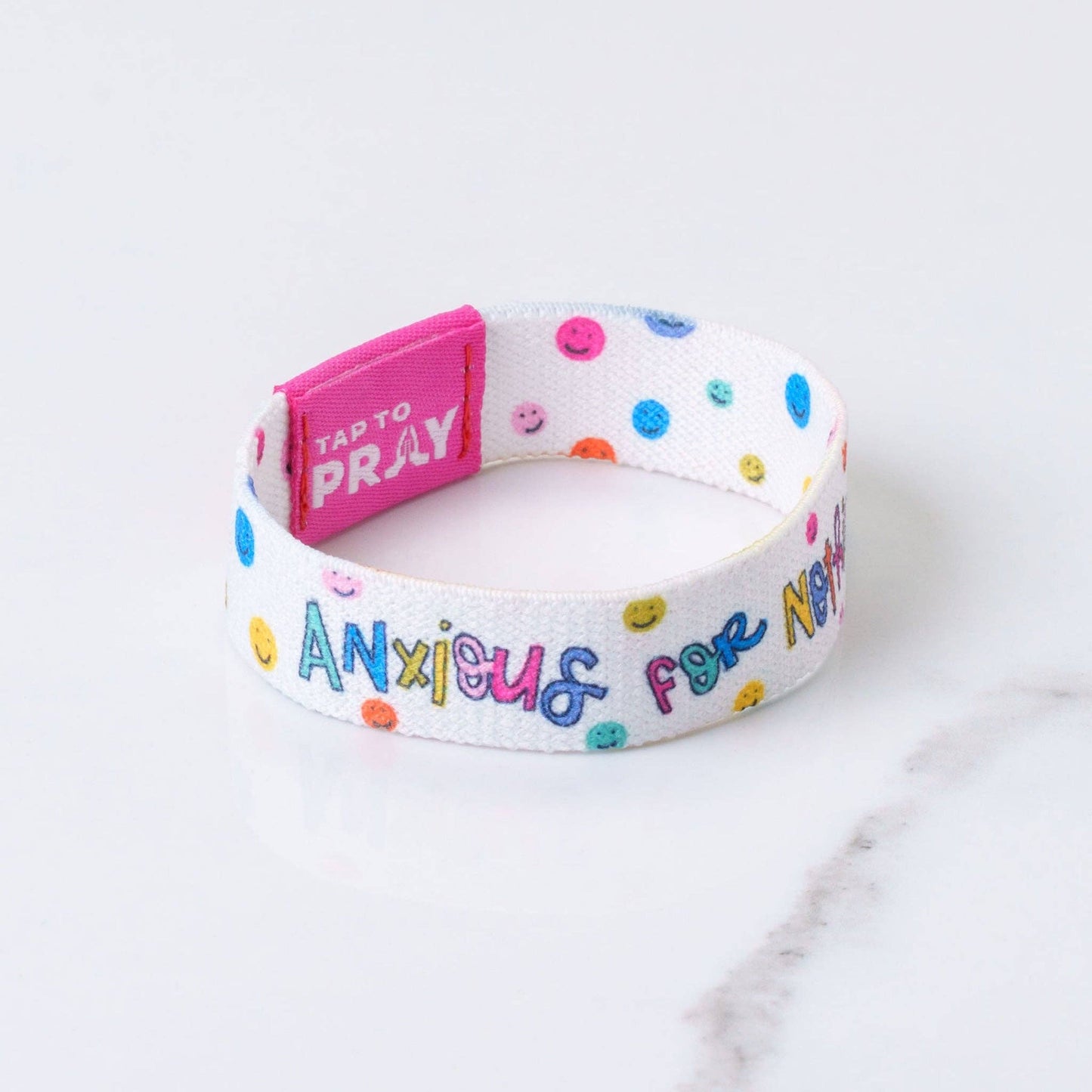 Tap To Pray® Kingfolk Series Wristband – Anxious For Nothing