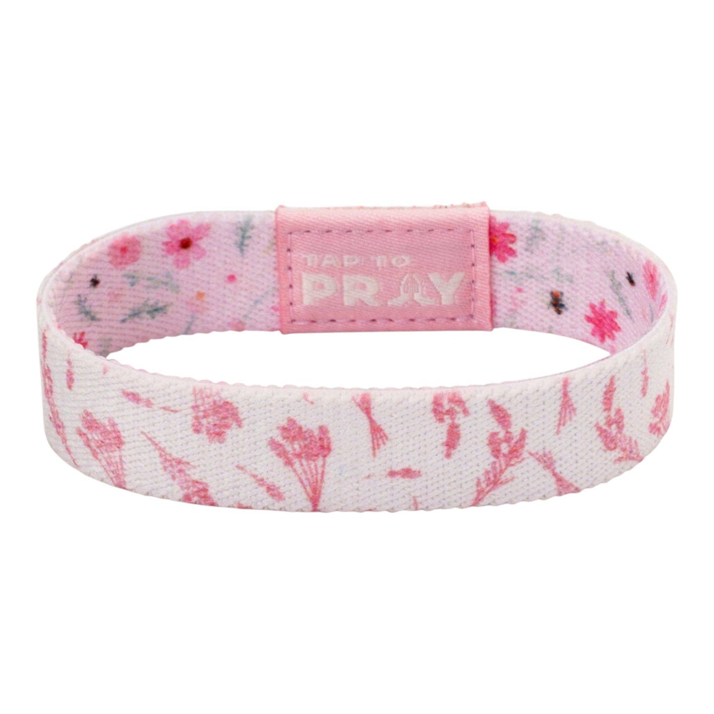 Tap To Pray® Wristband –  Meadows - Pink