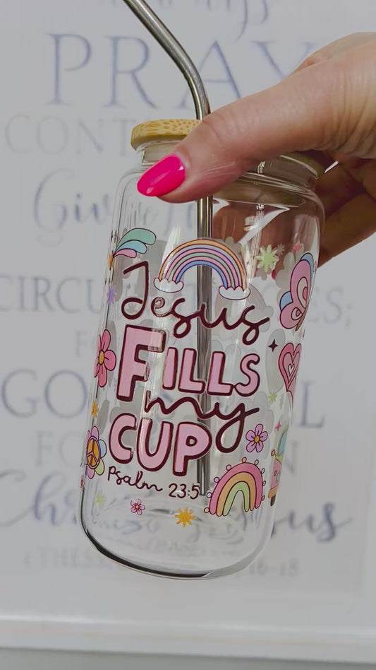 Glass Can Cup