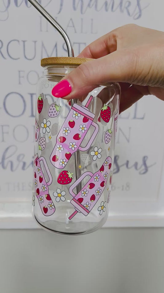 Glass Can Cup