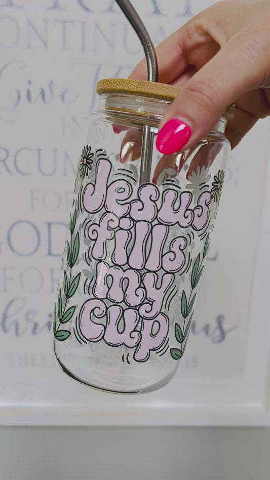 Glass Can Cup