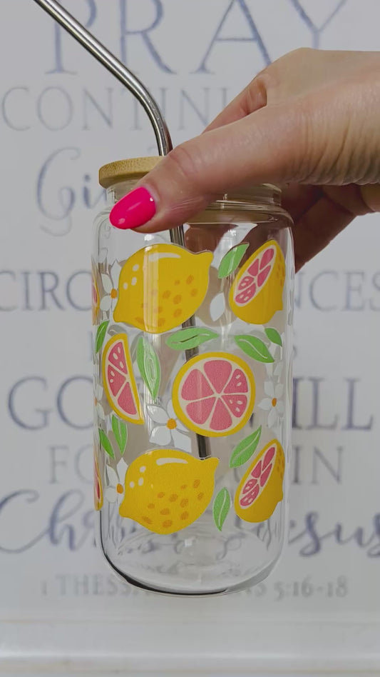 Glass Can Cup